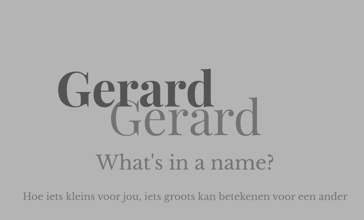Twee bijzondere Gerards